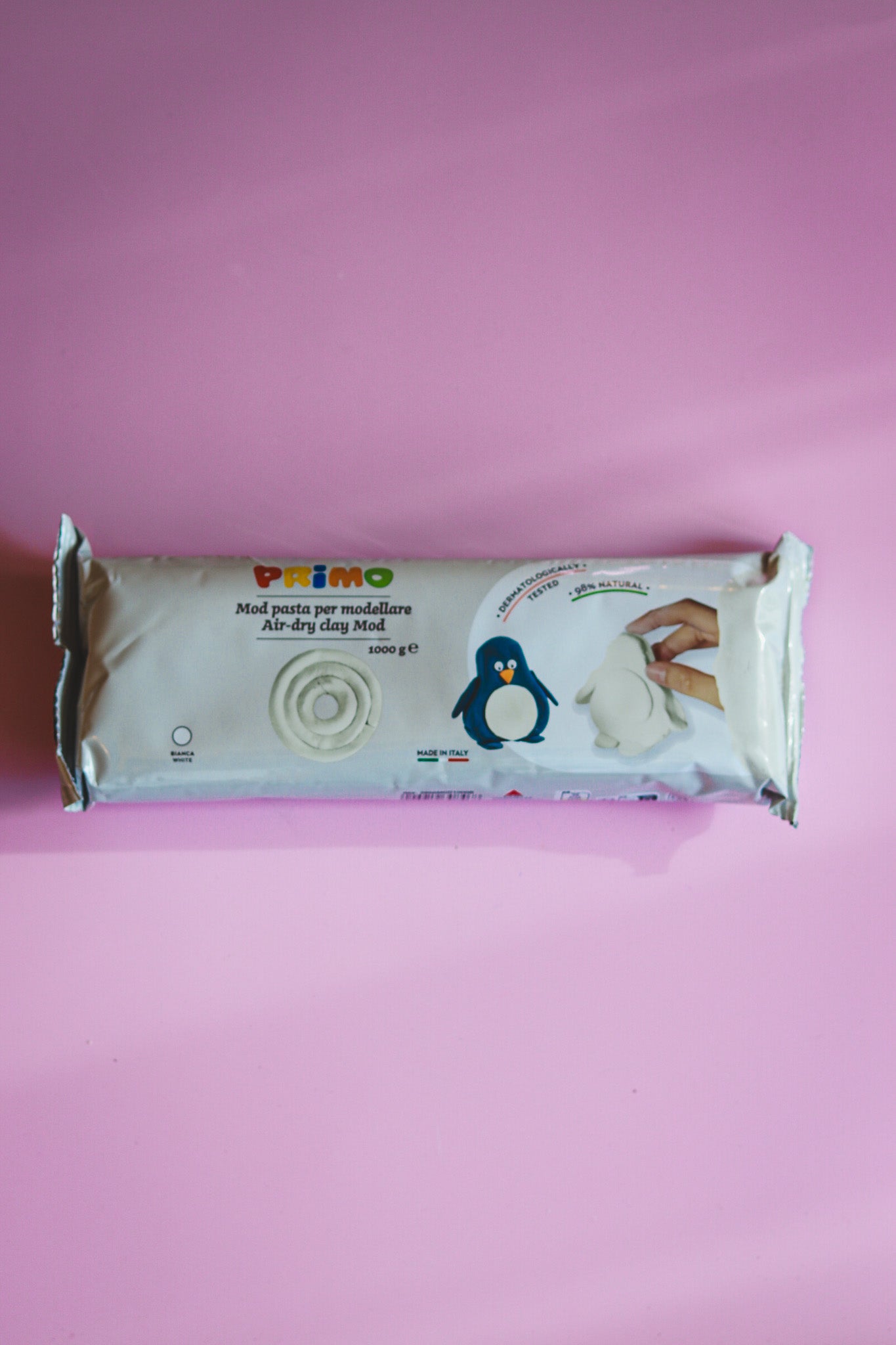 Witte luchtdrogende klei - 1kg