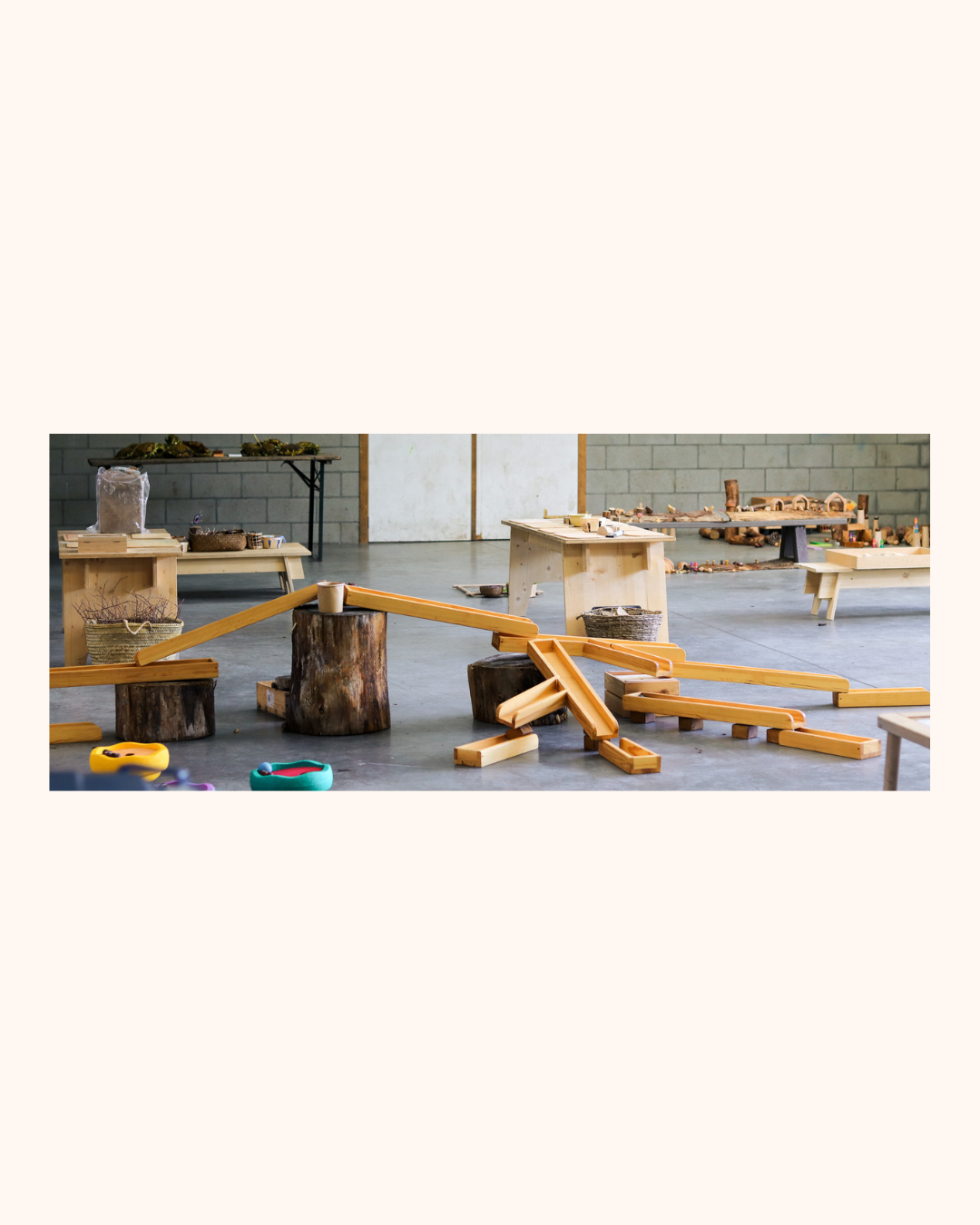 Houten knikker- en waterbaan PRE-ORDER