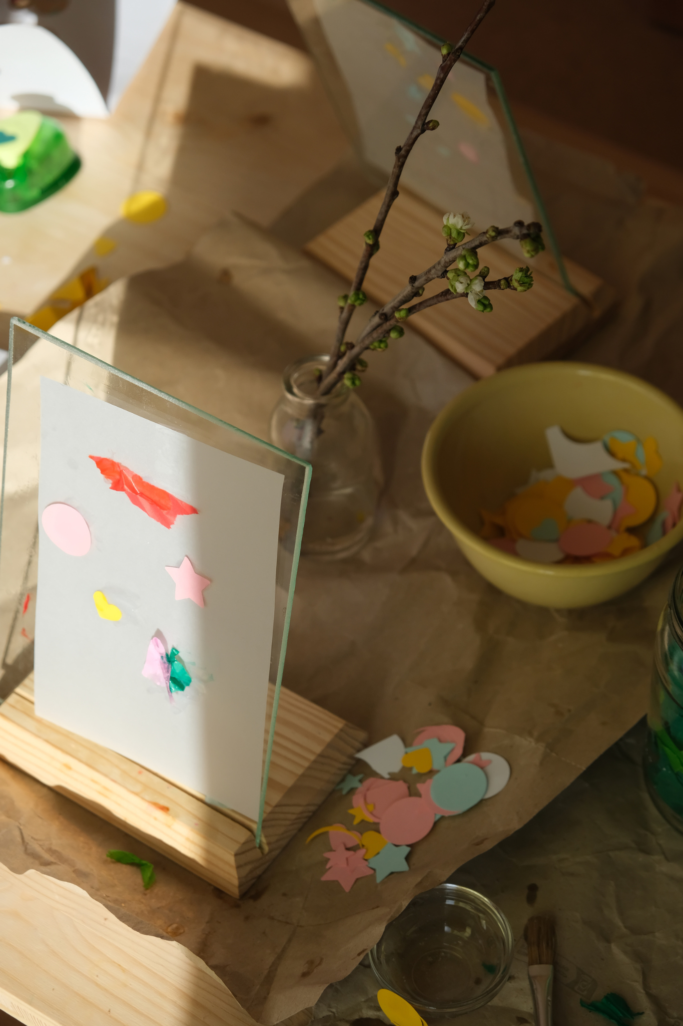 Kleef- en tekenraampje