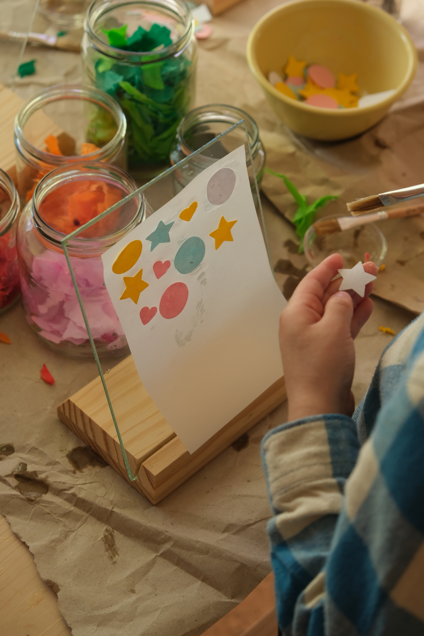 Kleef- en tekenraampje