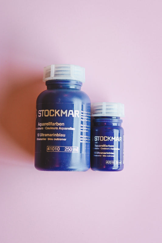 Aquarelverf ultramarijnblauw voor nat-in-nat schilderen