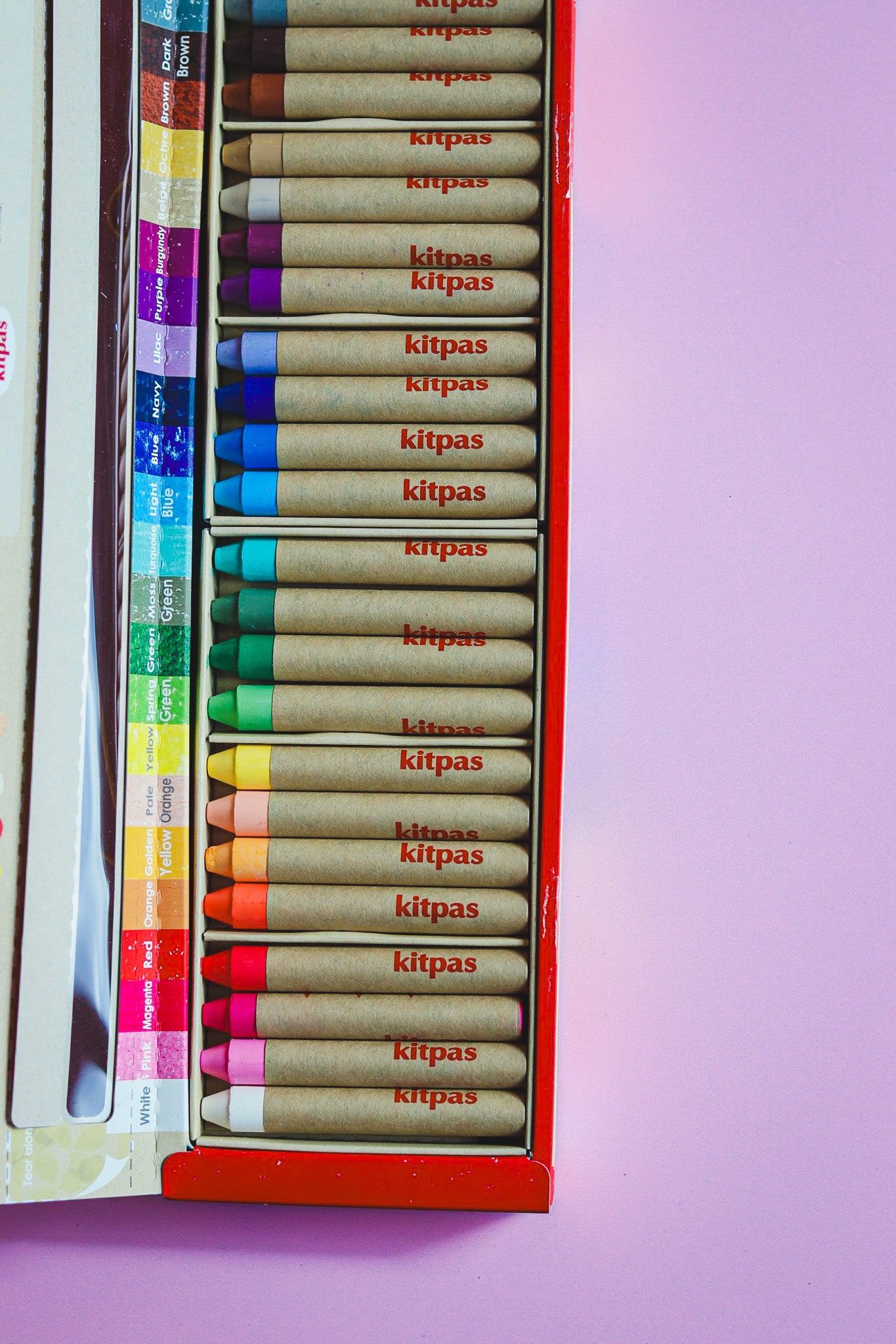 Raamkrijtjes rijstwas - 12, 16 of 24 kleuren