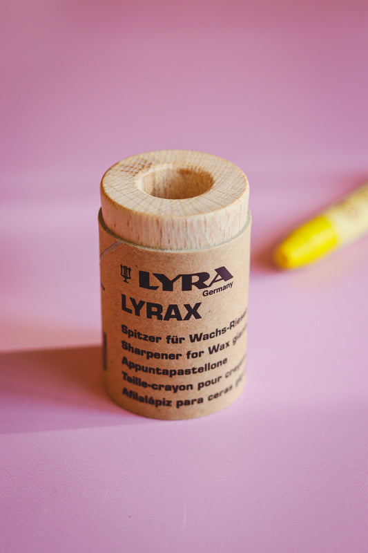 Houten puntenslijper voor Stockmar bijenwasstiftjes