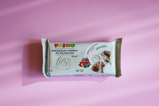 Witte luchtdrogende klei - 500 gram