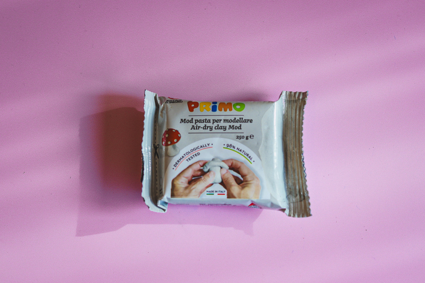 Witte luchtdrogende klei - 250 gram