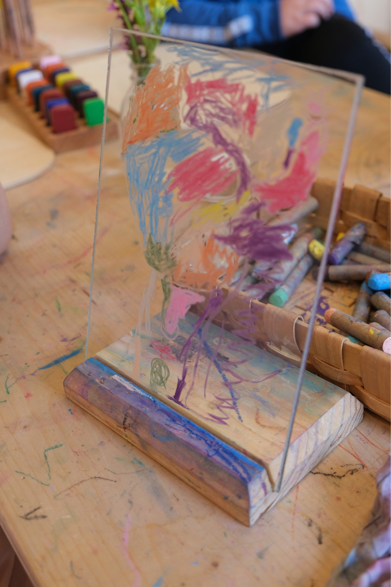 Kleef- en tekenraampje